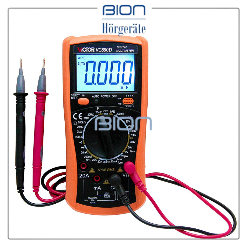 BION MULTI METER AVO AVOMETER VC 890D ORI MULTITESTER DIGITAL VICTOR VC890D
