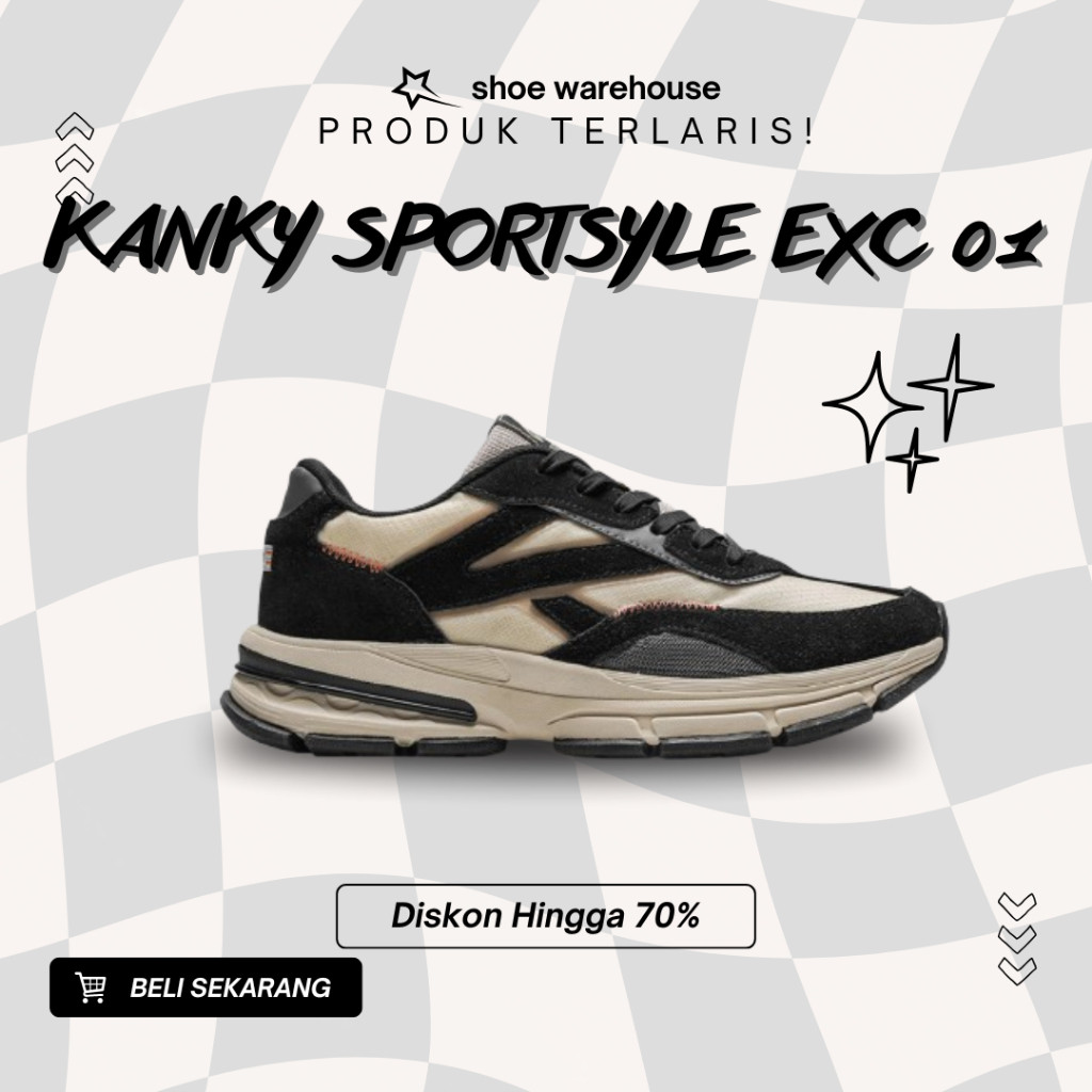 Kanky Klasik Roadstar - Sepatu Sneakers Casual Sport Pria