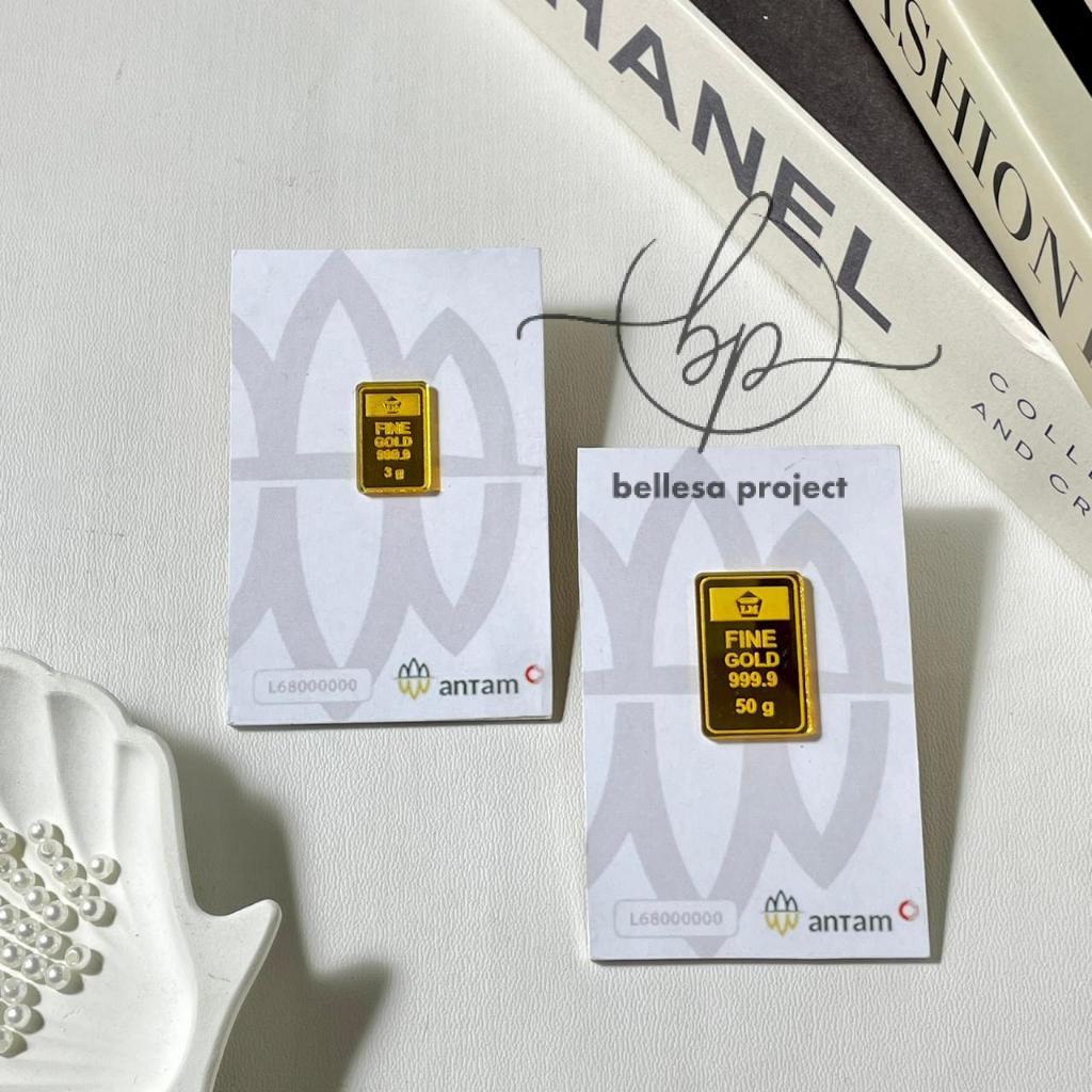 CARD REPLIKA LOGAM MULIA AKRILIK GOLD ANTAM BM52