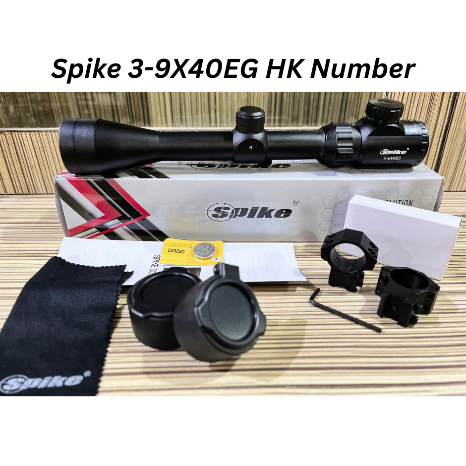 TELESCOPE TELESKOP SPIKE 3-9X40 EG Rectical HK Number