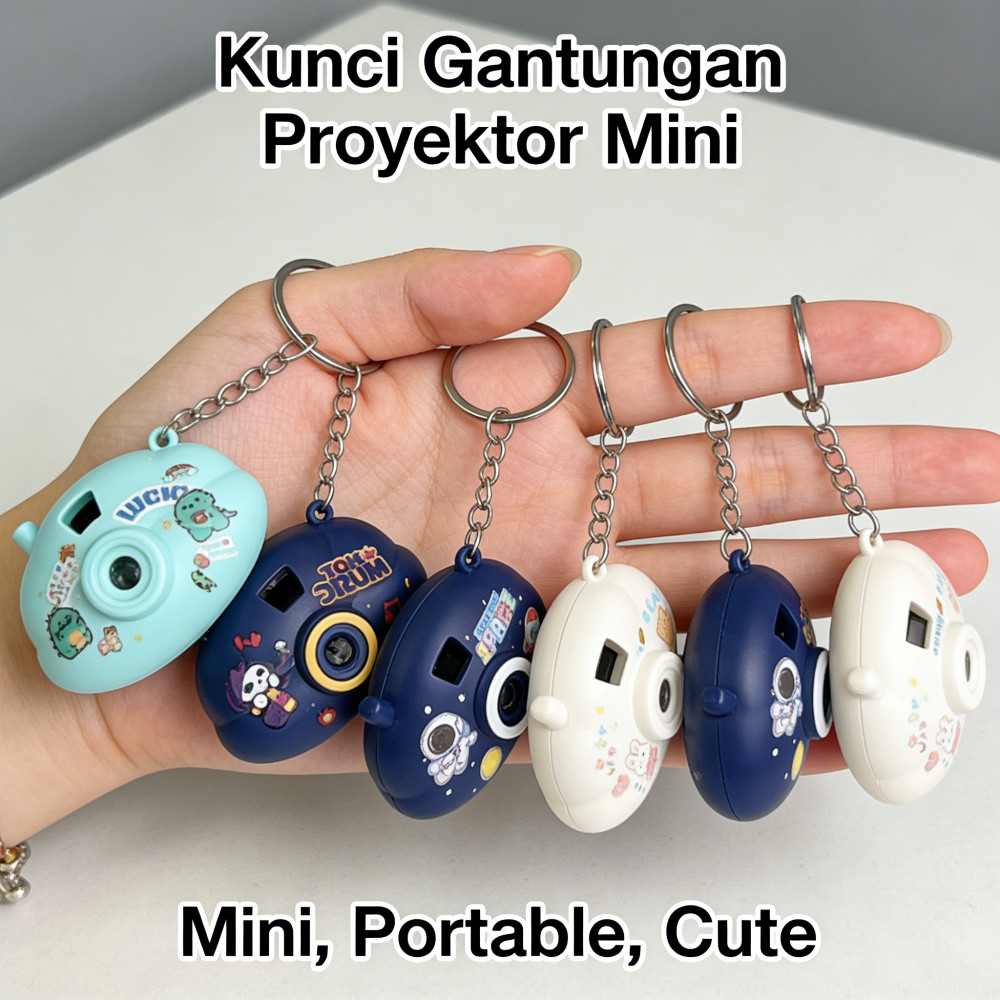 Mini Tas Gantungan Kunci Proyektor Proyektor