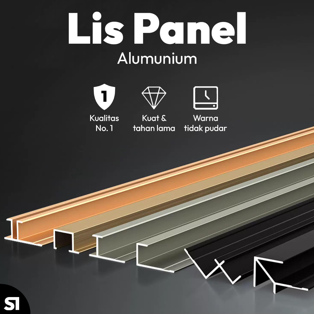 LIS PANEL ALUMUNIUM, LIS U, LIS W, LIS F, LIS T, LIS WALLBOARD, LIS SHEETBOARD
