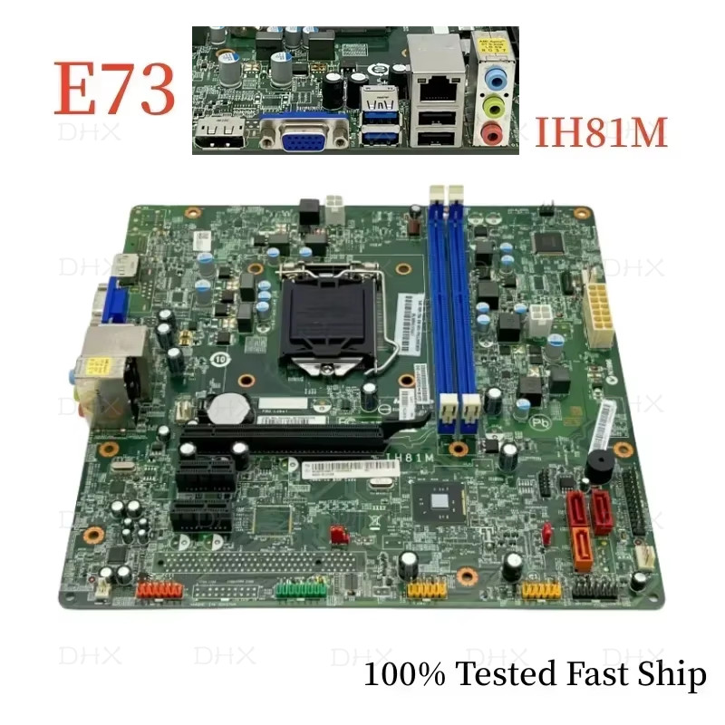 For Lenovo ThinkCentre E73 Motherboard IH81M FRU00KT254 LGA1150 DDR3 Mainboard 100% Tested Fast Ship