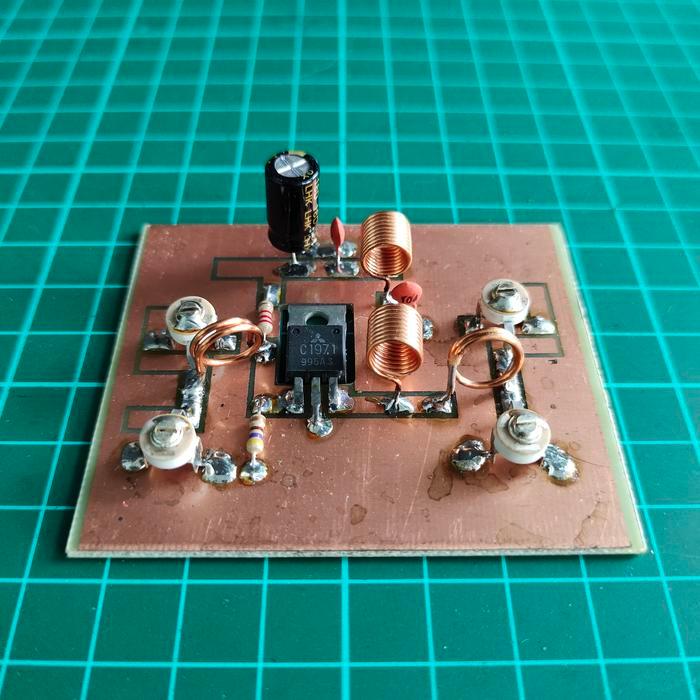 pcb fm boster 2sc1971 c1971 1971 booster bosster 5watt 7watt 5 7 watt BEST