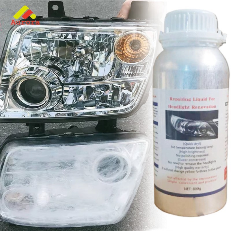 Liquid Headlight Restored Nano Polish 800 Gr Perbaikan Lampu Mobil Headlamp Polish Poles