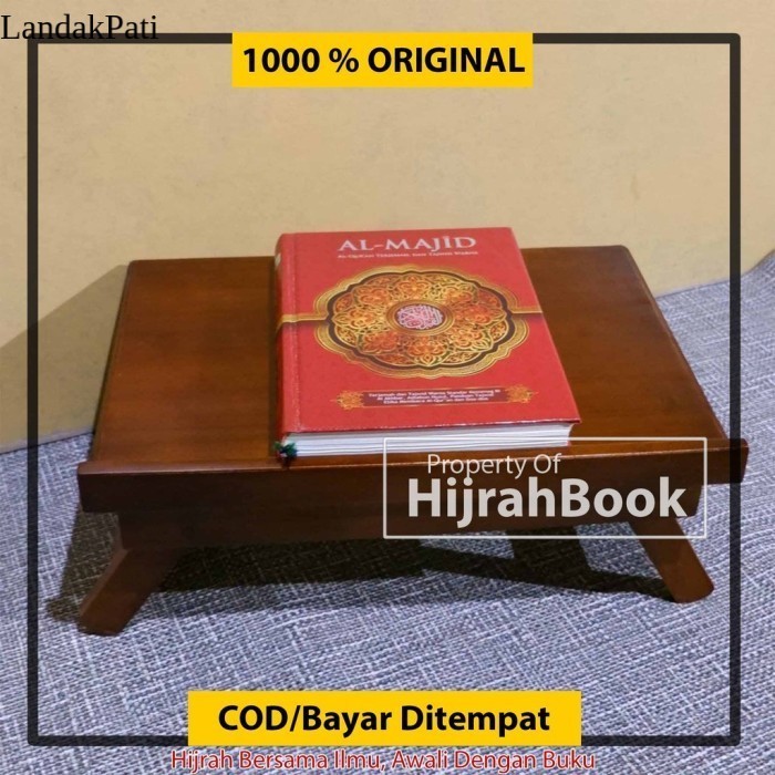 BISA COD Rekal Kayu Meja Kecil Alas Baca Al Quran Rekal Miring LZN4