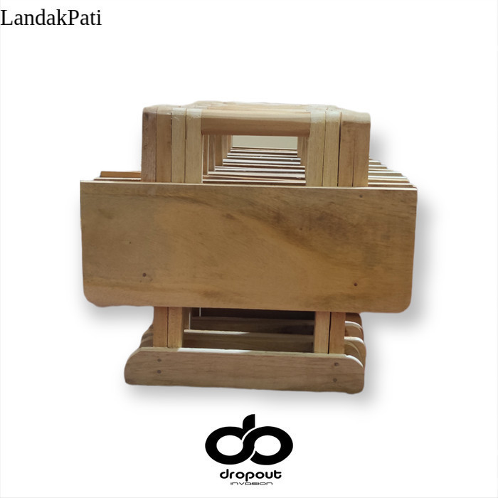 Rekal dudukan AlQuran Meja lipat Quran Alas Al Qur'an meja belajar meja polos meja dilipat kayu meja