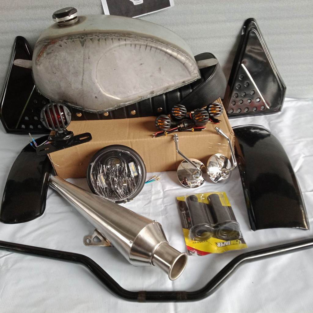 [GM] Paket Tangki motor Paket Tangki Vixion New Light Dan Vixion Old Custom Bahan Komplit Murah Hema