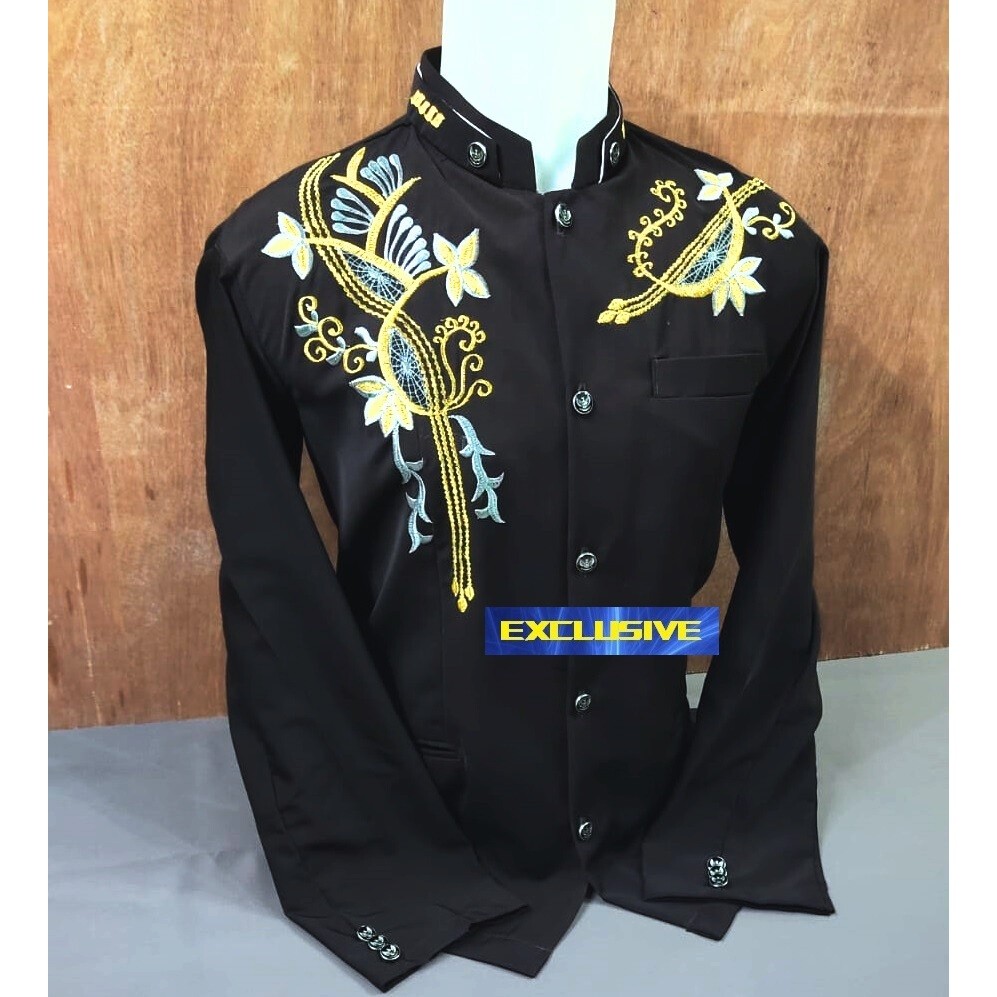 jas koko Jasko Hitam Bordir Jas Koko Bahan Hightwis Tebal dan Lembut Size S M L XL XXL