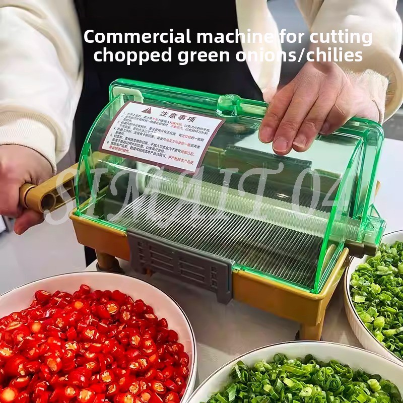Commercial Cutting Scallion Pepper Ring, Coriander Chives Garlic Slices Chopped Small Special Vegeta