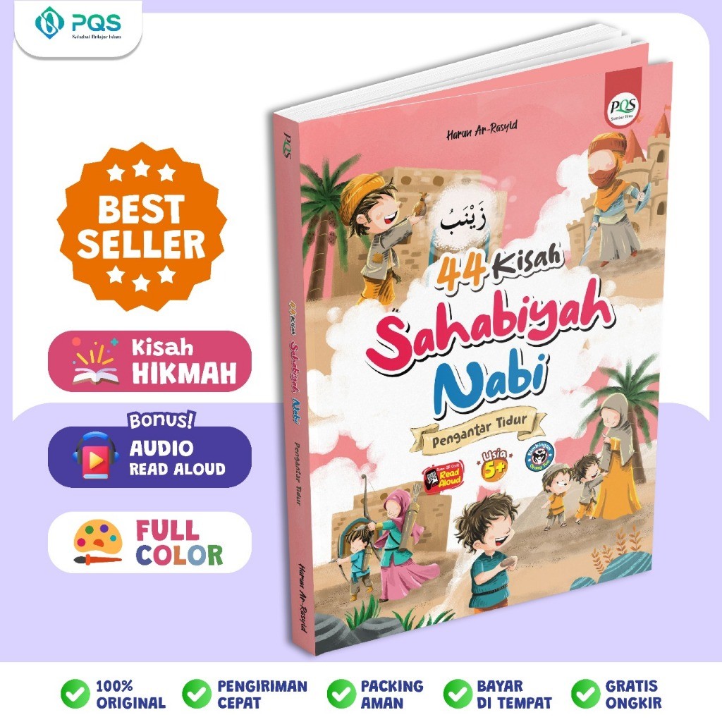 ABC BOOKS - Buku Anak 44 KISAH SAHABIYAH bergambar Full Color
