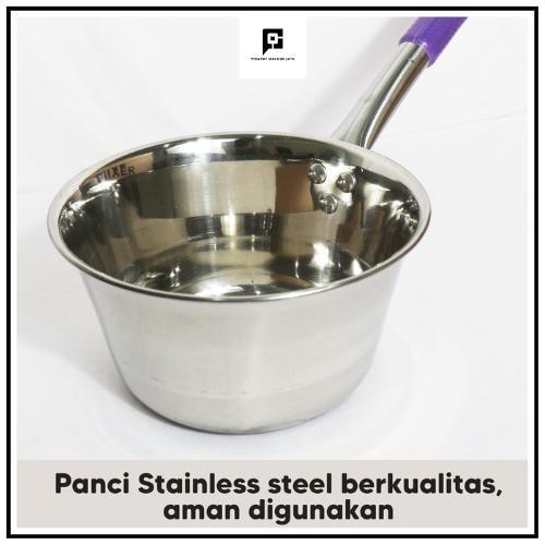 PANCI MIE STAINLESS / PANCI BUAT MASAK MIE / PANCI ANTI LENGKET - PMJ001 - 16CM