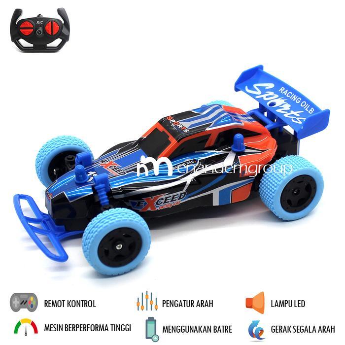 Mainan Mobil Remot Kontrol RC Mobil Tamiya Racing Car - Biru by Allshopibamz