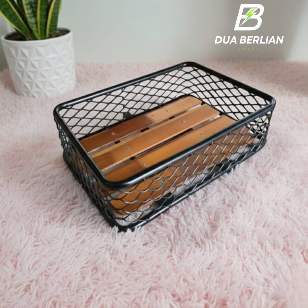 KERANJANG DEPAN SEPEDA KALCER ORIGINAL PREMIUM RAM HARMONIKA JARING UNIVERSAL PNP FIXIE MINIVELO SEP