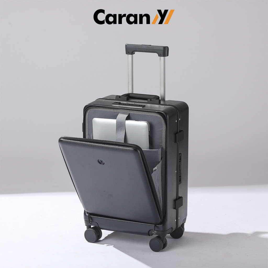 Caran Y Koper Laptop Buka Depan Ukuran Kabin Pesawat Polycarbonate 089