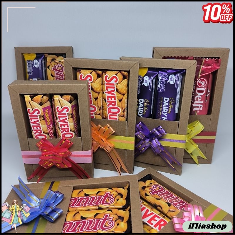 Terbaru Hampers Coklat mini Silverqueen | Kado ulangTahun Coklat | Kado Valentine Coklat Silverqueen