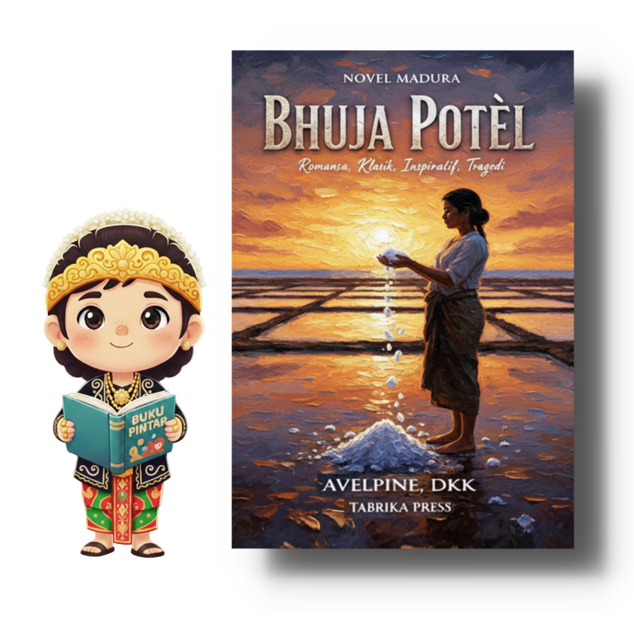 Novel - Bhuja Potèl - Bahasa Madura - Genre: Romansa - Klasik - Inspiratif - Tragedi