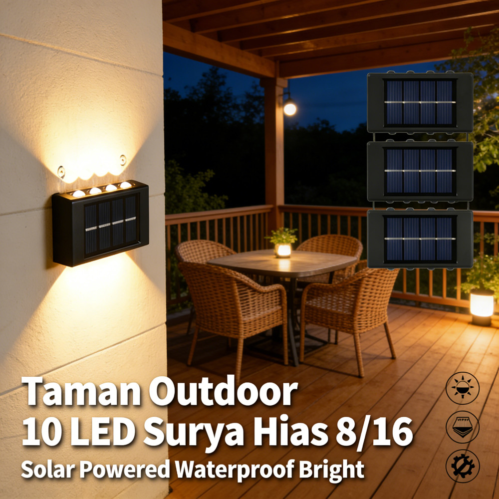 Surya 16/8 Hias Outdoor 10 LED Taman