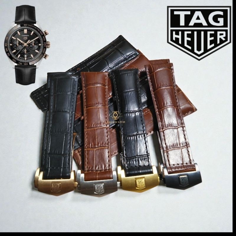 Tali Jam Tangan Kulit Tag Heuer Strap Jam Tag Heuer Kulit
