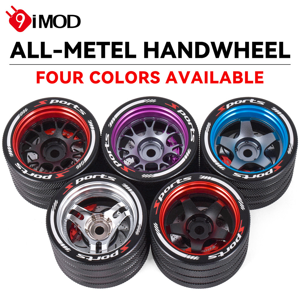9IMOD Remote Control Metal Handwheel Aluminum RC Hand Wheel For FLYSKY/FUTABA/SANWA/WFLY Series Stee