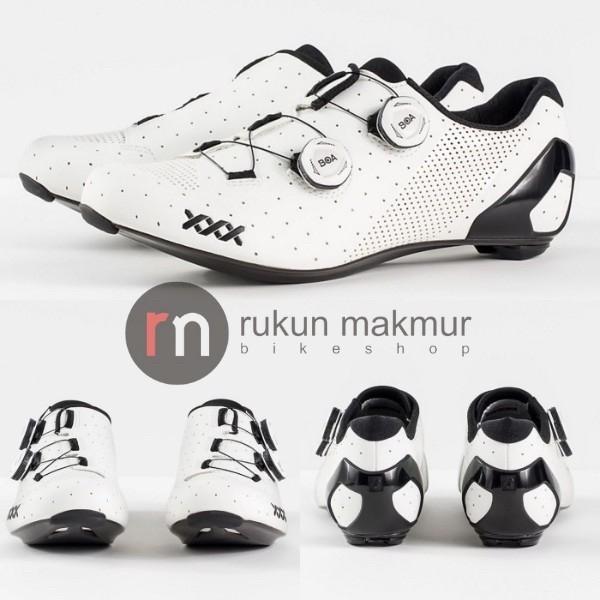 Bontrager Road Cycling Shoes XXX Road Carbon White With BOA Lock  - Sepatu Sepeda Balap RoadBike Cle