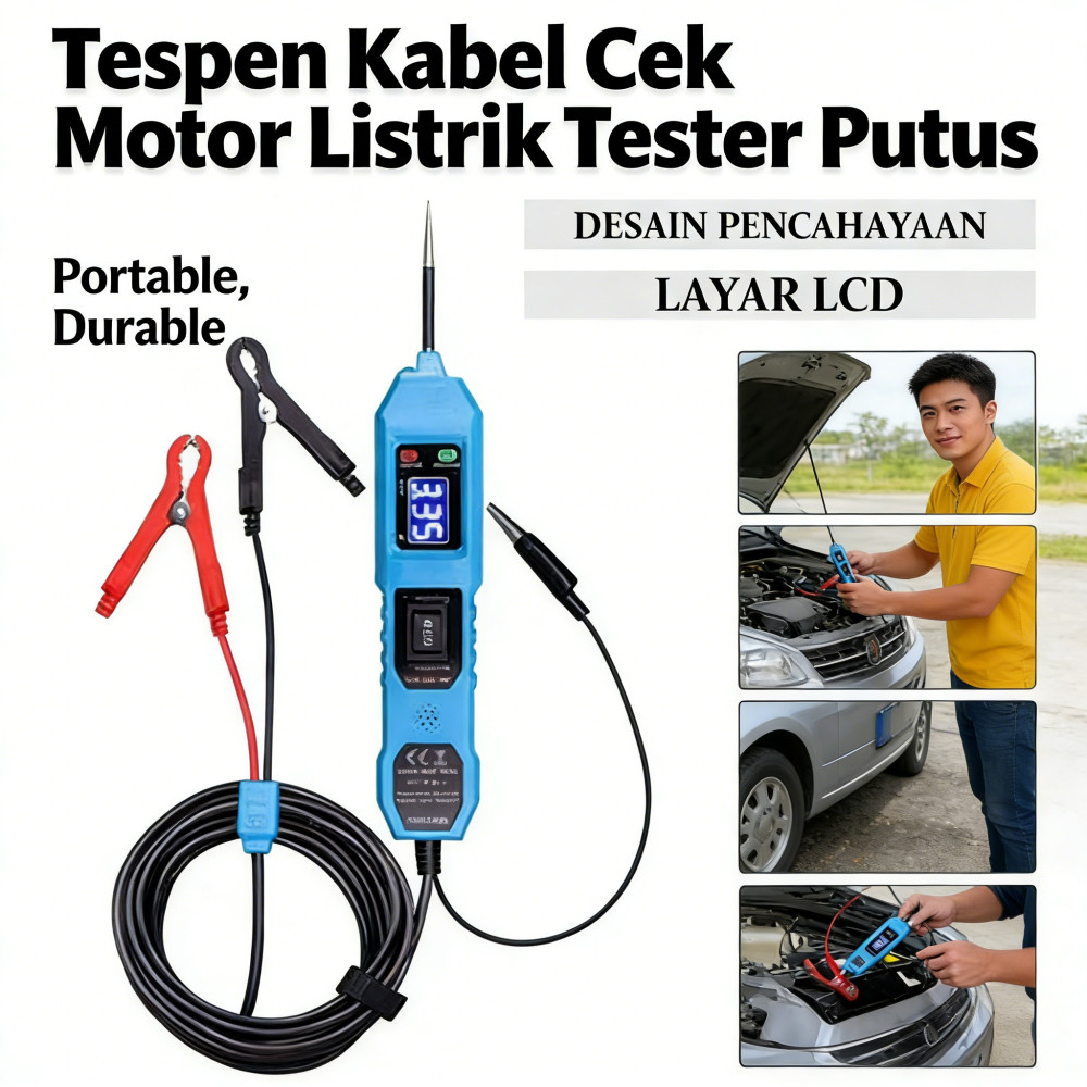 cek kabel putus listrik tespen motor testpen Tester tespen listrik/tespen tespen testpen listrik mot