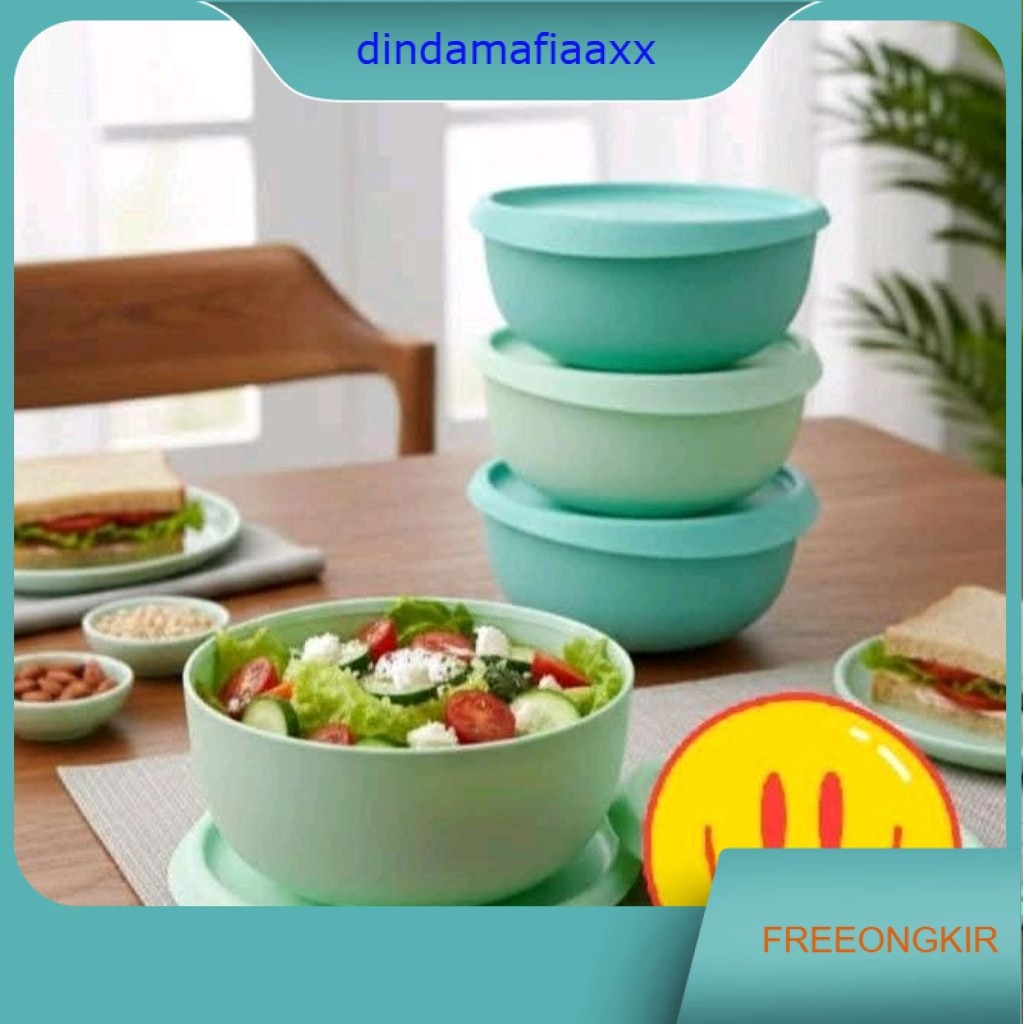 Tupperware everytime bowl 500ml / vivid/ radish