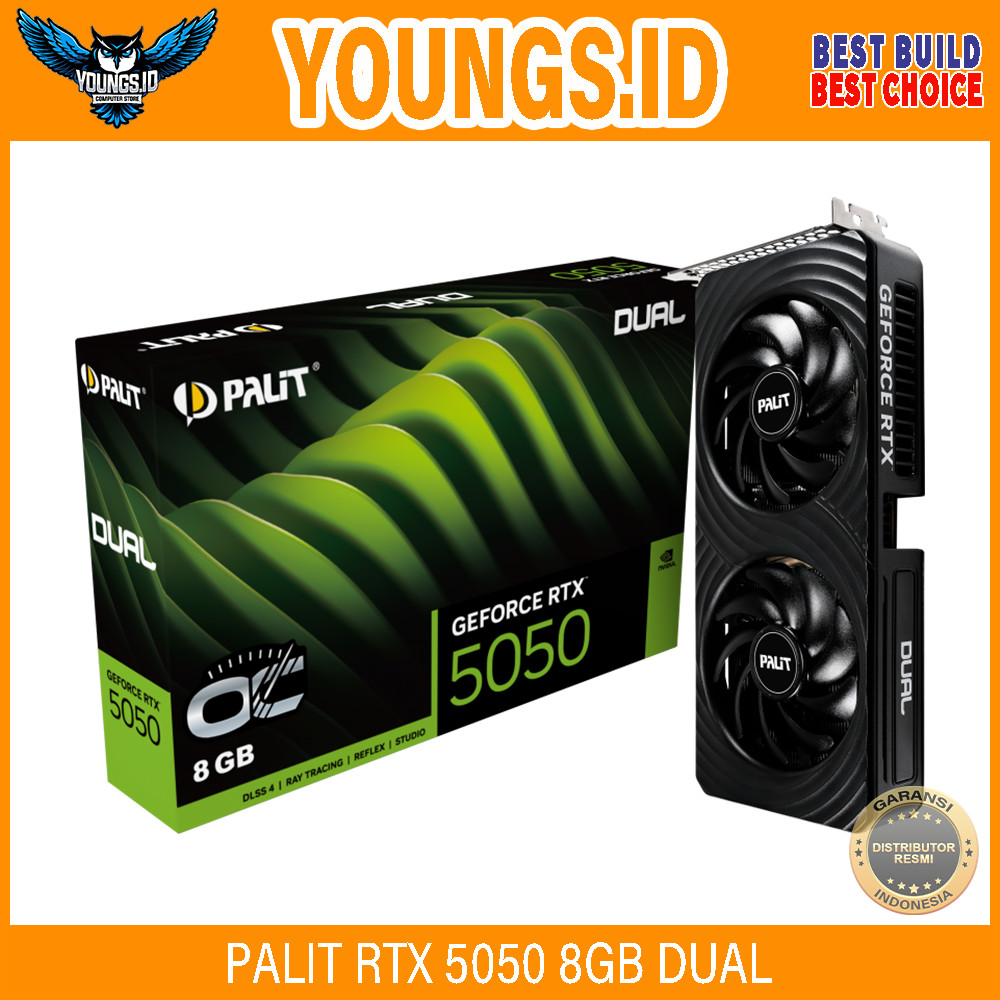 VGA PALIT RTX 5050 8GB DUAL | RTX5050 8GB