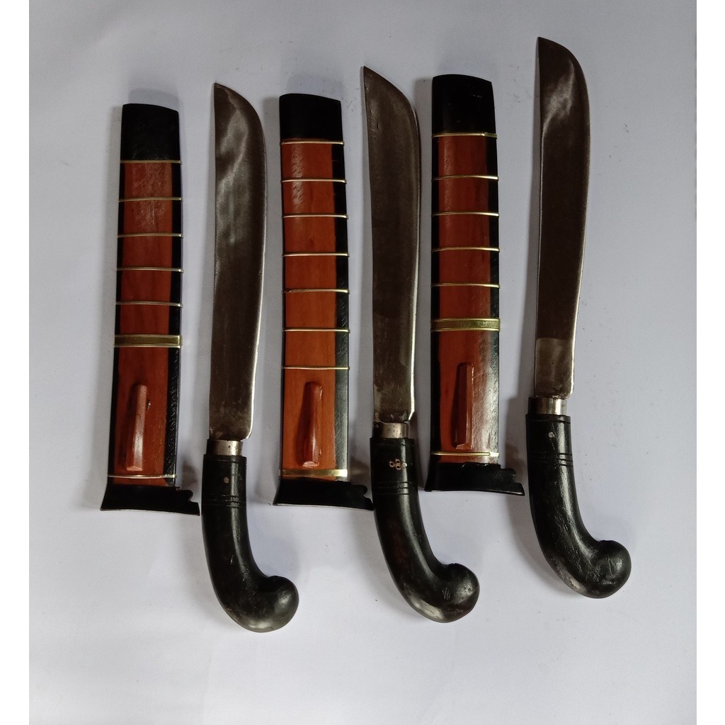 Golok Asli Cibatu Baja Per 45cm Tanduk