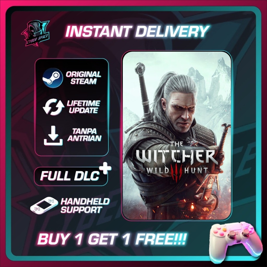 [BONUS 1 GAME] The Witcher 3: Wild Hunt PC Original / Main Akun Sendiri / Bebas Antri | 292030