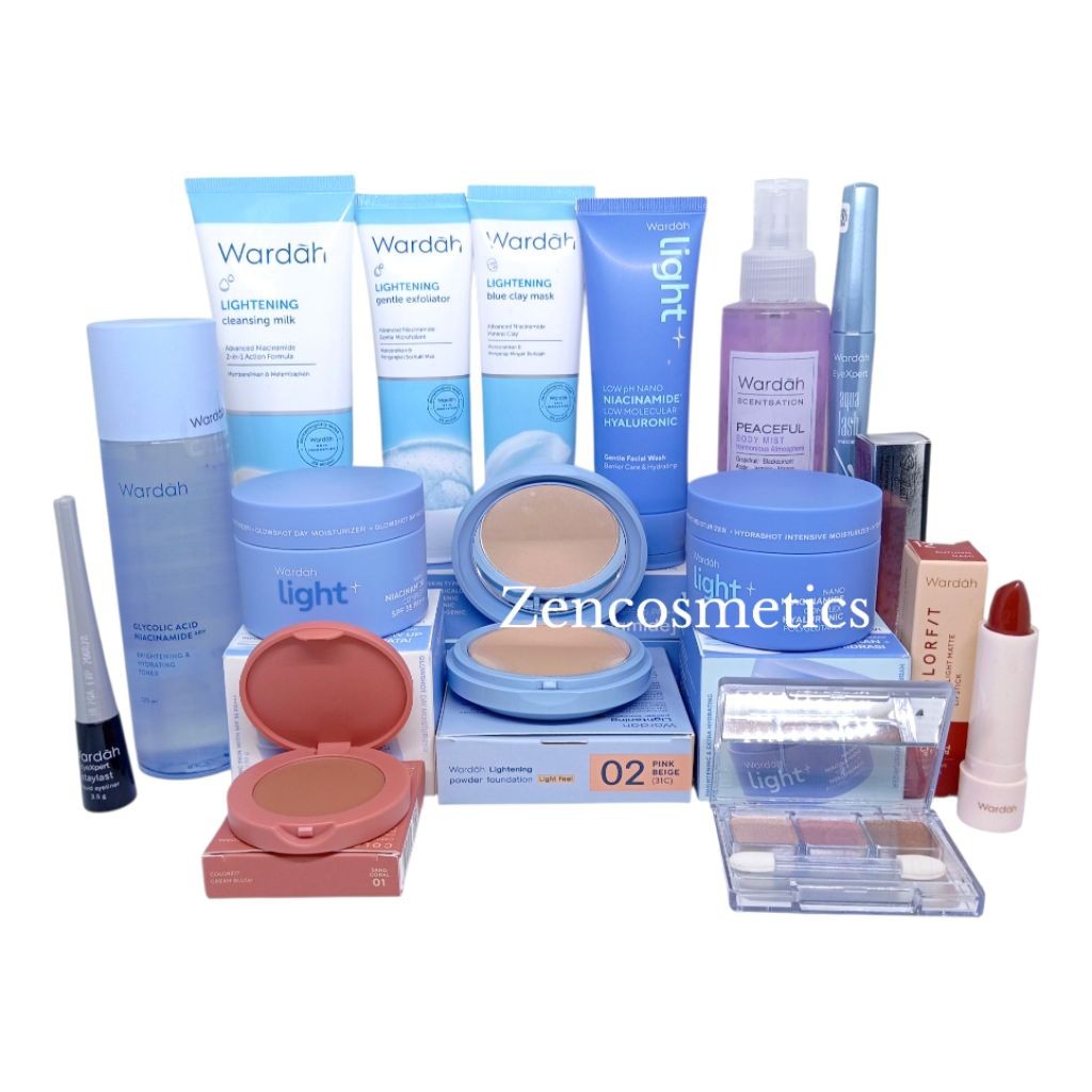 SESERAHAN KOMPLIT Light+ By Wardah Light+ Nano Niacinamide Paket Seserahan Komplit/ Wardah Light+ Ha