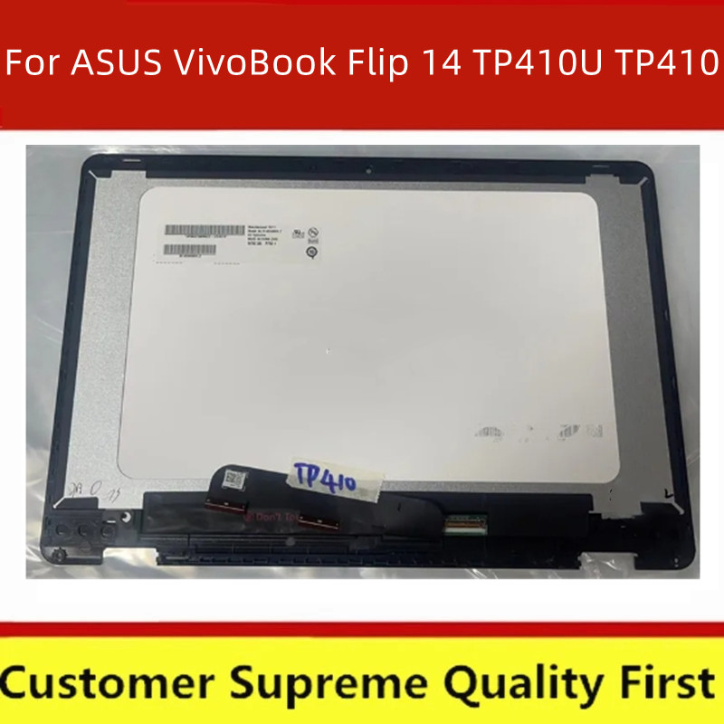 14'' For ASUS VivoBook Flip 14 TP410UA TP410U TP410 lcd splay touch screen lcd assembly NV140FHM-N62