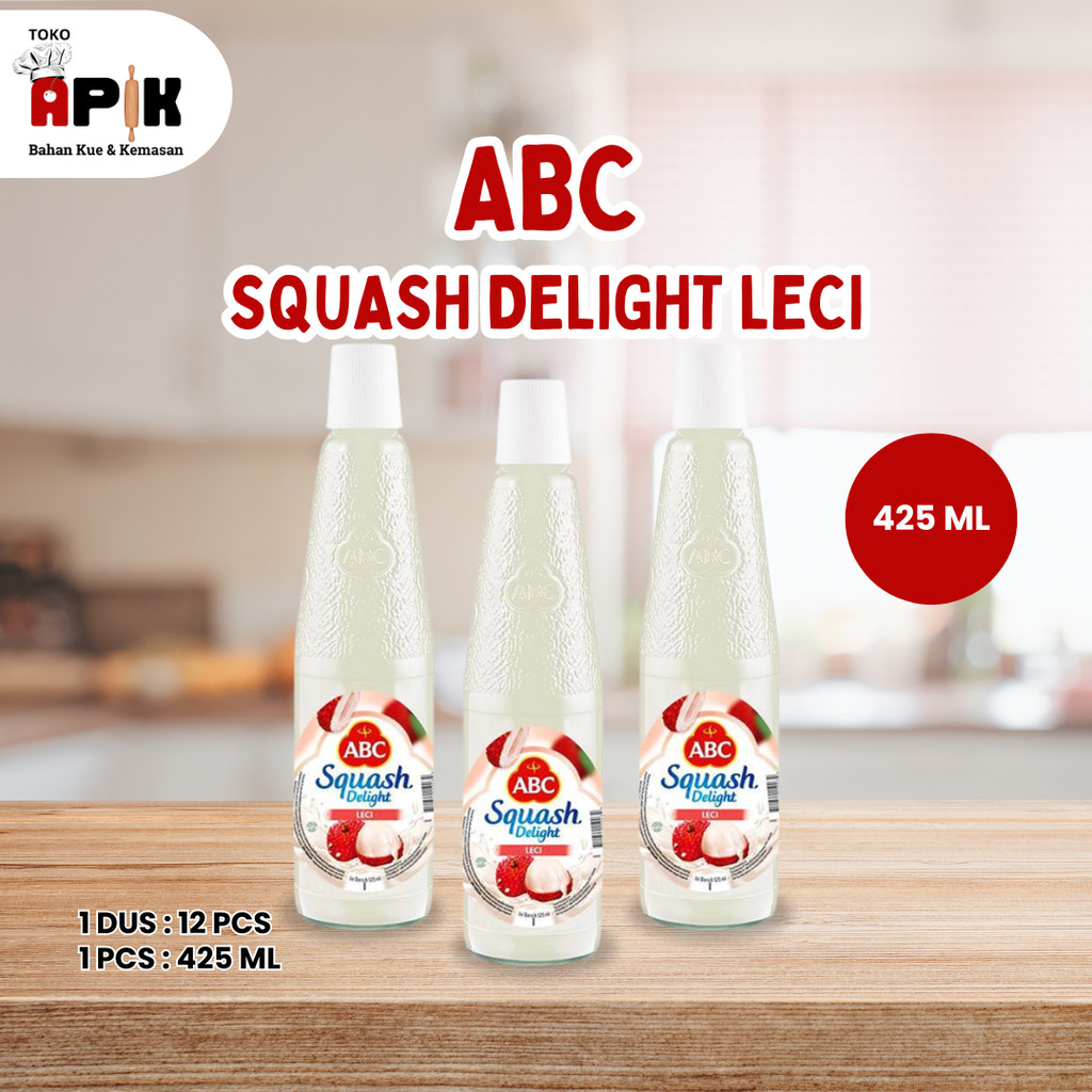 ( KACA ) ABC SIRUP SQUASH LECI 425 ML