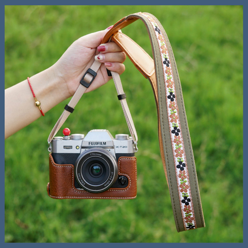 Widen Camera Shoulder Strap Retro Neck Strap DSLR SLR Universal  Long for Nikon Sony Canon Fuji Pent