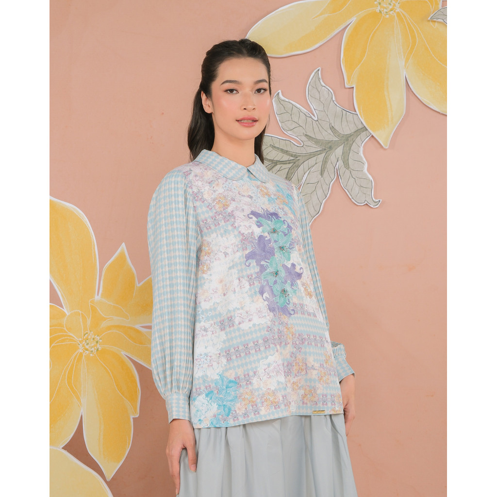 Muda Official Nalini Blouse - Turquoise