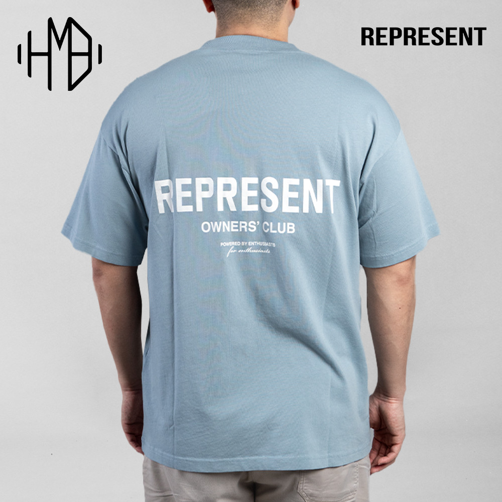 Represent T-Shirt Owners Club Tee Powder Blue 100% Authentic