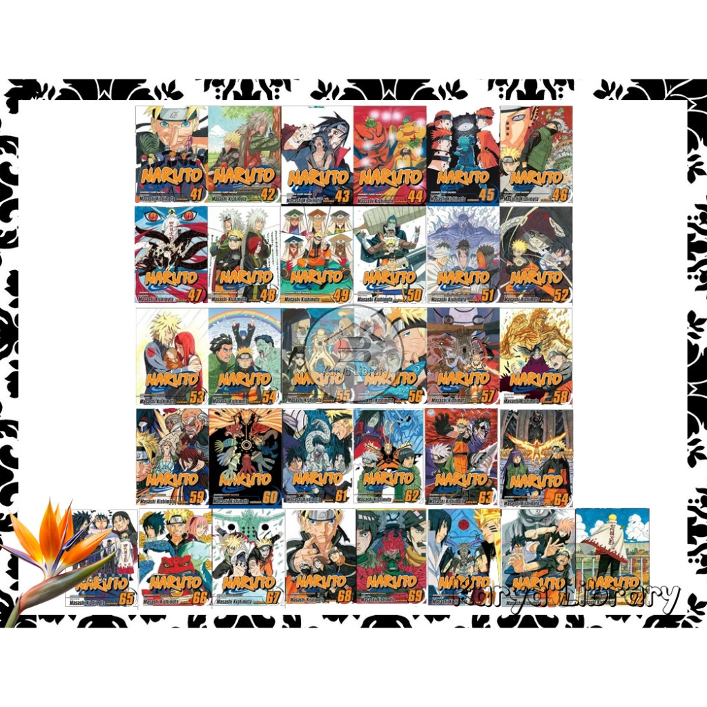 Komik manga Naruto, Vol. 1-72 (English) - Karya Library