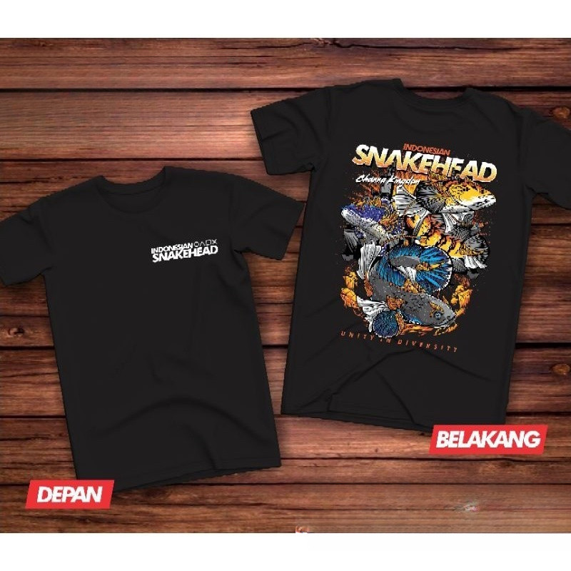 KAOS SNAKEHEAD SPECIAL EDITION / KAOS HOBI MANCING / KAOS HOBI IKAN HIAS / Kaos Ikan Channa Predator