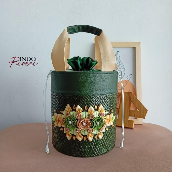INDOPARCEL - Tas Parcel Anyaman Goodie Bag Tas Hampers Tas Jinjing Souvenir Tas Parsel keranjang Ter