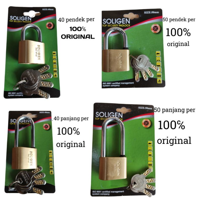 PLAOSANSTORE GEMBOK SOLIGEN KOMPUTER KEY/ SOLGEN PER