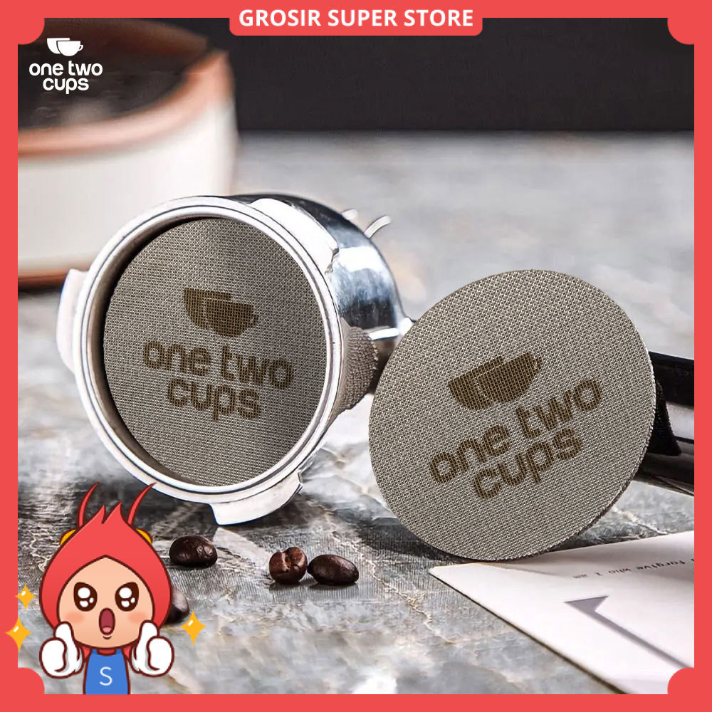 One Two Cups Puck Screen Portafilter Espresso Machine 150 Micron - SUS3