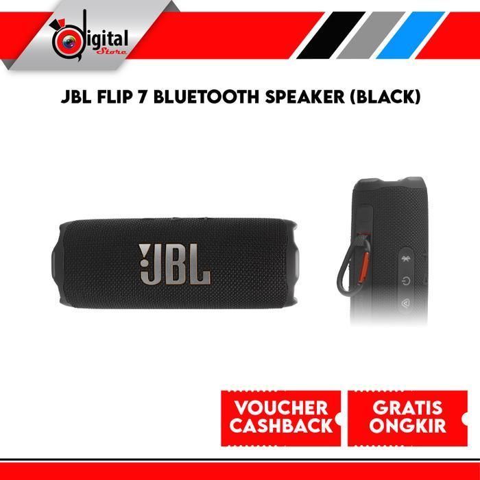 JBL Flip 6 / JBL Flip 7 Bluetooth Speaker Flip6 / Flip 7Speaker Portable - FLIP 7 BLACK