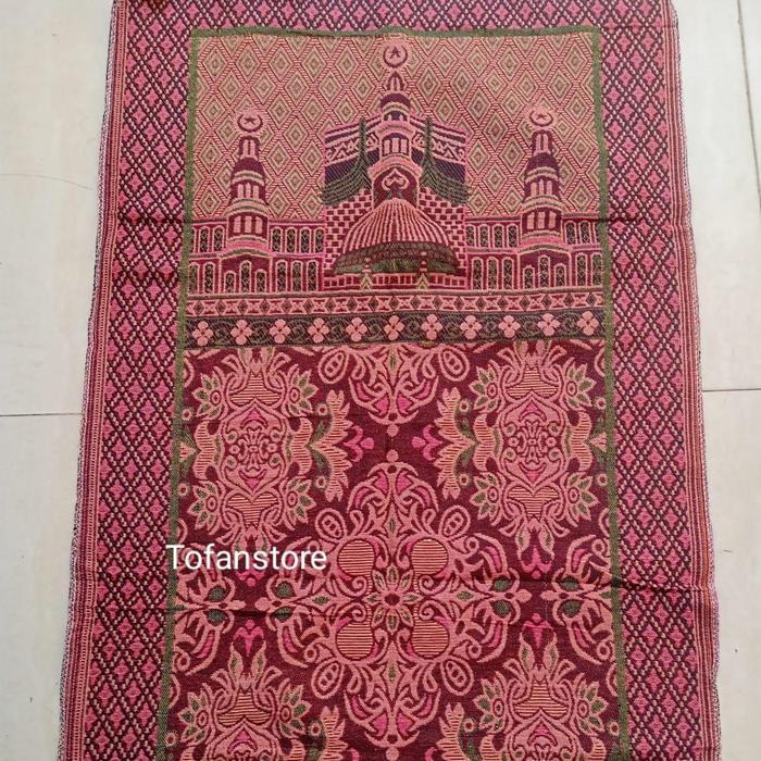 Sajadah Turki Dewasa Bahan Rajut Sejadah Treveling Ukuran 65 x 105 Cm Souvenir Haji Dan Umroh Murah 