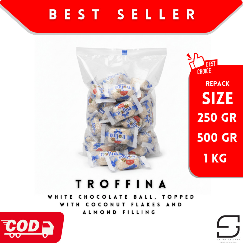 Trofina Tatco Coconut With White Chocolate || Coklat Viral || Coklat Oleh2 Umroh || Coklat Import Pr