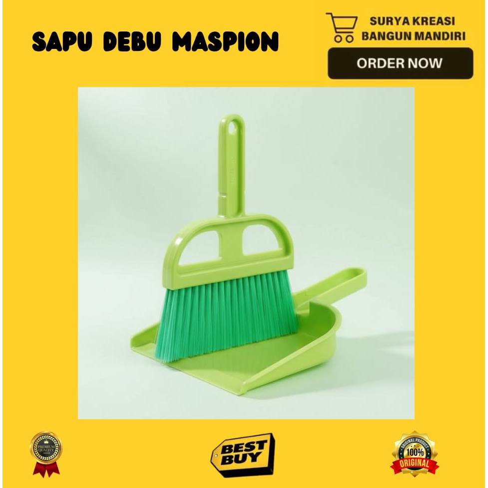 SAPU MOBIL MASPION - SAPU + SEKOP DEBU MOBIL - SAPU MINI - SAPU PENGKI SET - SAPU KECIL - SAPU 2 IN 