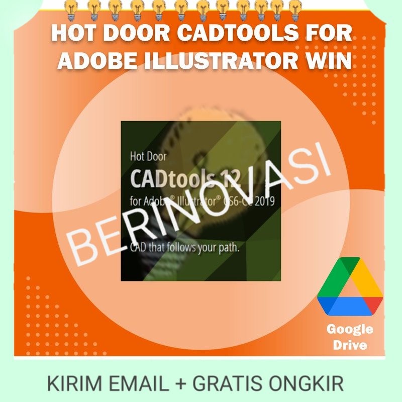 [GARANSI] Hot Door CADtools 13.1.0 for Adobe Illustrator Win/ 12.1.1 macOS Versi Terbaru Software PC