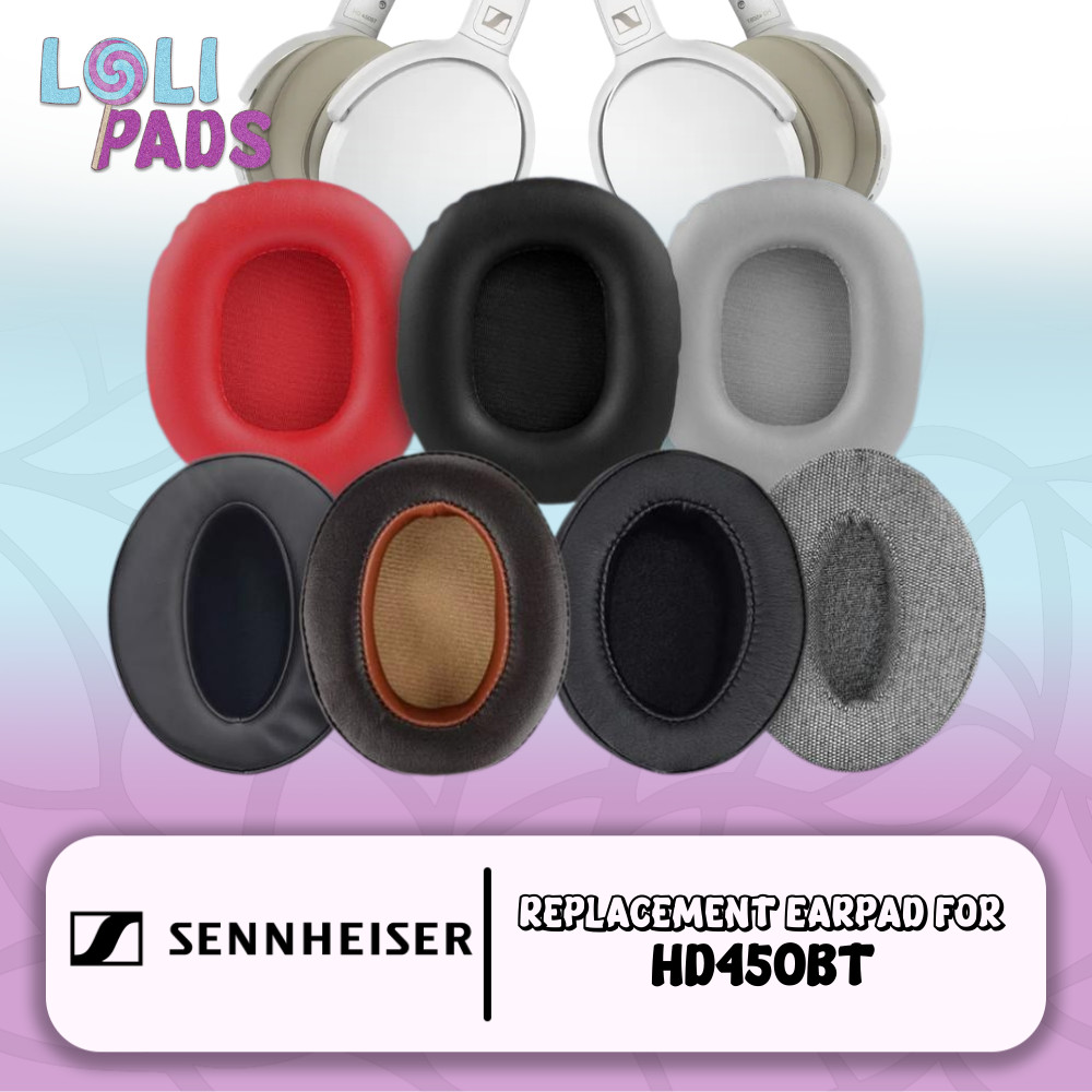 Earpad Ear Cushion Earcup Sennheiser HD450BT HD 450BT 450 HD450 BT Busa Pad Bantalan Foam