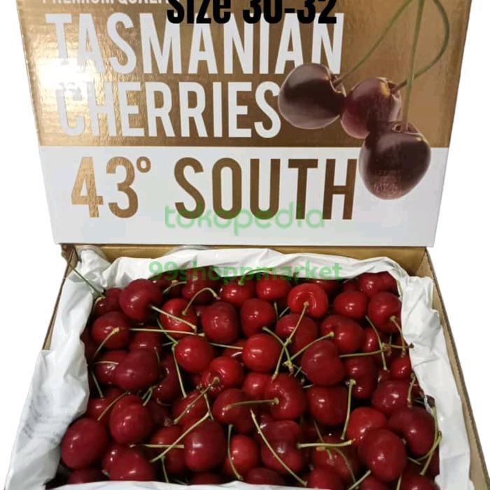 cherry merah Tasmanian Australia 43 south size 30-32 mm 2 kg / Box