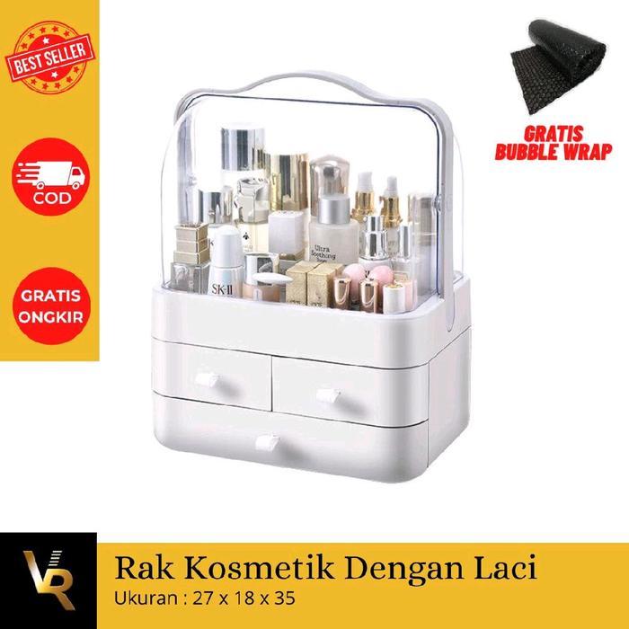 Virariestore-rak dan pemyimpanan kosmetik / rak makeup / rak skincare