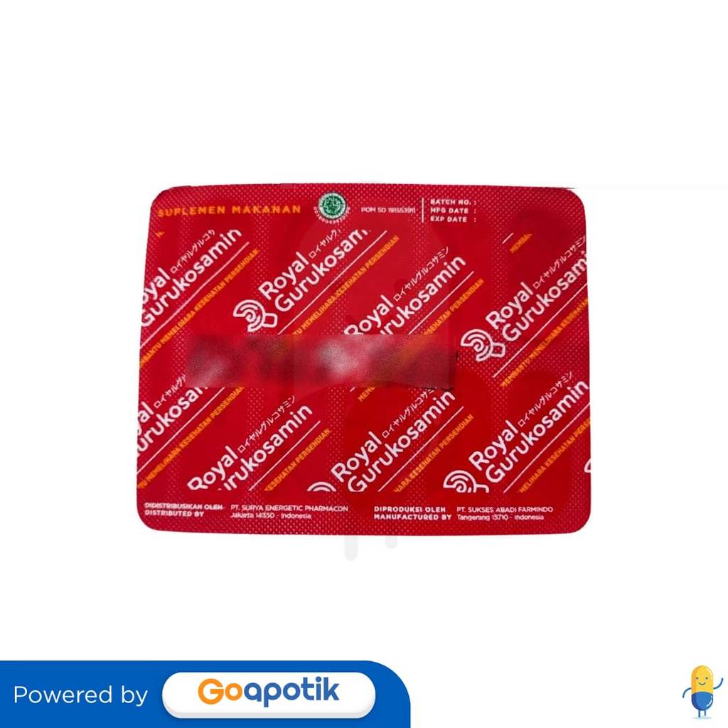 Royal Gurukosamin Strip 10 Tablet